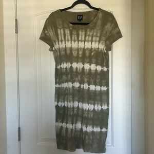Womens GAP Tie Dye T-Shirt Dress